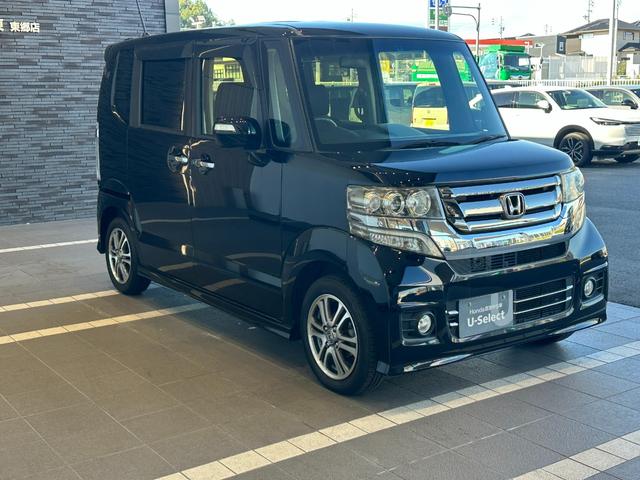 Ｎ－ＢＯＸカスタム Ｇ・Ｌパッケージ　社外ナビ／リアカメラ　／スマートキー　／両側電動スライドドア／ＥＴＣ／オートエアコン／純正１５インチアルミ／ＨＩＤヘッドライト（オートライト機能付）／（31枚目）