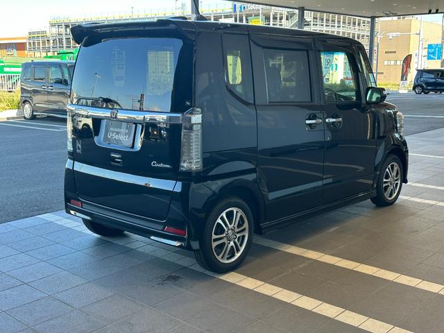 Ｎ－ＢＯＸカスタム Ｇ・Ｌパッケージ　社外ナビ／リアカメラ　／スマートキー　／両側電動スライドドア／ＥＴＣ／オートエアコン／純正１５インチアルミ／ＨＩＤヘッドライト（オートライト機能付）／（34枚目）