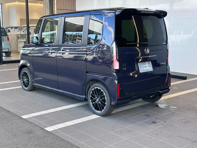 N-BOXカスタム ターボコーディネートスタイル ギャザズナビ/リアカメラ/スマートキー/両側電動スライドドア/LEDヘッドライト(オートライト機能付)/純正15インチアルミ/マルチビューカメラ/前席シートヒーター(35枚目)