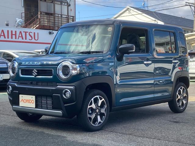 ハスラー ハイブリッドＸ　全方位モニター９インチメモリーナビゲーション　ＥＴＣ　カープレイ　アンドロイドオート　ＣＤ　ＤＶＤ再生　２トーンカラー　ナビ　テレビ　シートヒーター　グー鑑定　グー故障診断　保証継承（8枚目）