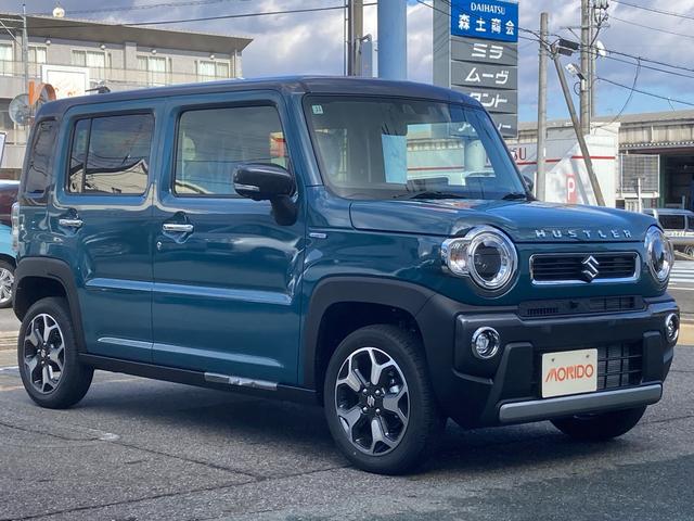 ハスラー ハイブリッドＸ　全方位モニター９インチメモリーナビゲーション　ＥＴＣ　カープレイ　アンドロイドオート　ＣＤ　ＤＶＤ再生　２トーンカラー　ナビ　テレビ　シートヒーター　グー鑑定　グー故障診断　保証継承（9枚目）