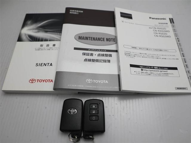 シエンタ Ｘ　ＥＴＣ装備　Ｓキー　地デジ　バックガイドモニター　運転席助手席エアバック　マニュアルエアコン　１オーナー　キーフリーシステム　アイドルストップ　メモリーナビゲーション　横滑防止装置　エアバック付き（28枚目）