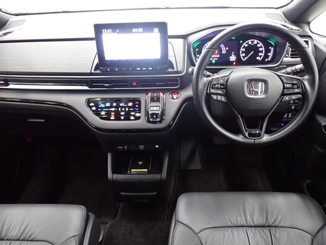 オデッセイハイブリッド e:HEVアブソルート・EXブラックエディション 両側電動スライドドア・後席モニター・ホンダセンシング・障害物センサー・全方位カメラ・パワーゲート・黒本革・電動シート・シートヒーター・LEDライト・純正AW・純正ナビ・TV・DVD・ETC・ドラレコ(17枚目)