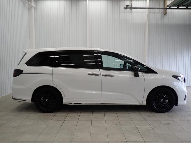 オデッセイハイブリッド e:HEVアブソルート・EXブラックエディション 両側電動スライドドア・後席モニター・ホンダセンシング・障害物センサー・全方位カメラ・パワーゲート・黒本革・電動シート・シートヒーター・LEDライト・純正AW・純正ナビ・TV・DVD・ETC・ドラレコ(61枚目)