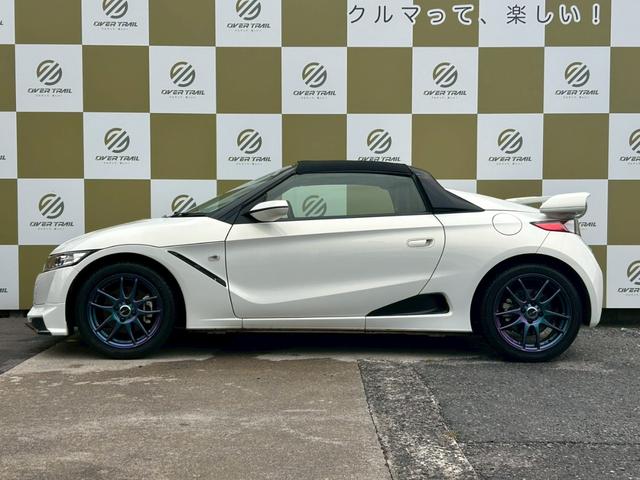 S660 α ●フジツボマフラー●WORKアルミホイール●CUSCOタワーバー●BLITZエアクリーナー●クラッツィオスポーツシートカバー●社外ステアリング●フロントスポイラー●リアウィング(6枚目)