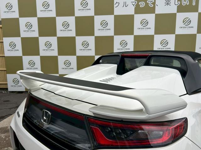 S660 α ●フジツボマフラー●WORKアルミホイール●CUSCOタワーバー●BLITZエアクリーナー●クラッツィオスポーツシートカバー●社外ステアリング●フロントスポイラー●リアウィング(9枚目)