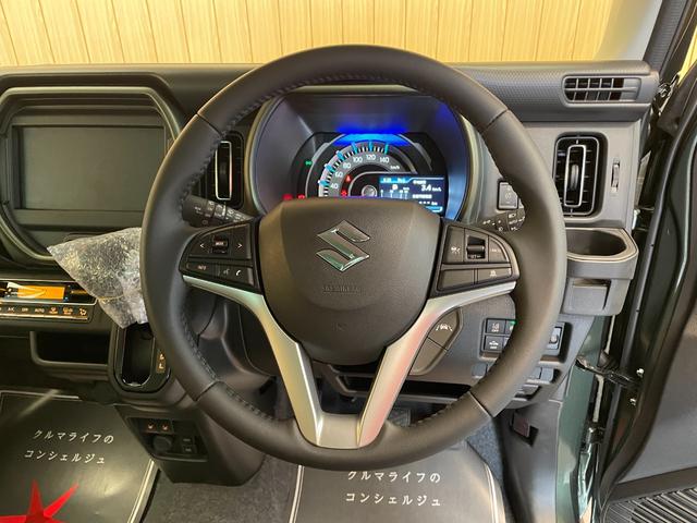 ハスラー タフワイルド　届出済未使用車　衝突被害軽減ブレーキ　コーナーセンサー　スマートキー　アダクティブクルーズコントロール　シートヒーター　アイドリングストップ　ＬＥＤヘッドライト　アルミホイール　ルーフレール（13枚目）