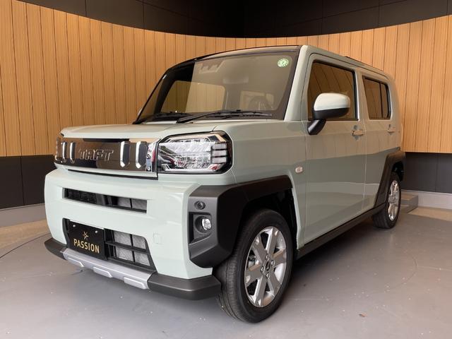 タフト Ｇ　クロムベンチャー　届出済未使用車　衝突被害軽減ブレーキ　コーナーセンサー　スマートキー　シートヒーター　ＬＥＤヘッドライト　バックカメラ　電動格納ドアミラー　電子パーキング　アルミホイール　アイドリングストップ（4枚目）