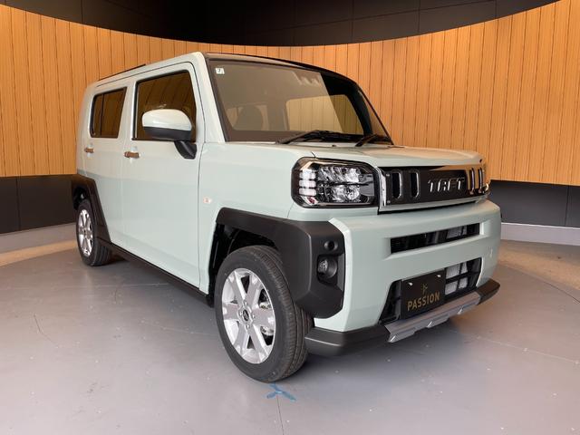 タフト Ｇ　クロムベンチャー　届出済未使用車　衝突被害軽減ブレーキ　コーナーセンサー　スマートキー　シートヒーター　ＬＥＤヘッドライト　バックカメラ　電動格納ドアミラー　電子パーキング　アルミホイール　アイドリングストップ（6枚目）