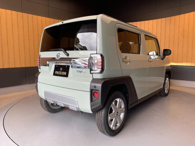 タフト Ｇ　クロムベンチャー　届出済未使用車　衝突被害軽減ブレーキ　コーナーセンサー　スマートキー　シートヒーター　ＬＥＤヘッドライト　バックカメラ　電動格納ドアミラー　電子パーキング　アルミホイール　アイドリングストップ（7枚目）
