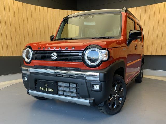 ハスラー タフワイルド　届出済未使用車　衝突被害軽減ブレーキ　コーナーセンサー　スマートキー　アダクティブクルーズコントロール　シートヒーター　アイドリングストップ　ＬＥＤヘッドライト　アルミホイール　ルーフレール（3枚目）