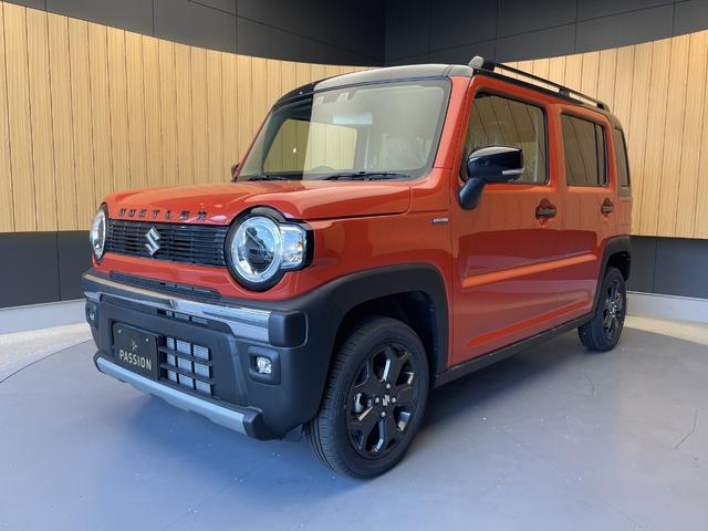 ハスラー タフワイルド　届出済未使用車　衝突被害軽減ブレーキ　コーナーセンサー　スマートキー　アダクティブクルーズコントロール　シートヒーター　アイドリングストップ　ＬＥＤヘッドライト　アルミホイール　ルーフレール（4枚目）
