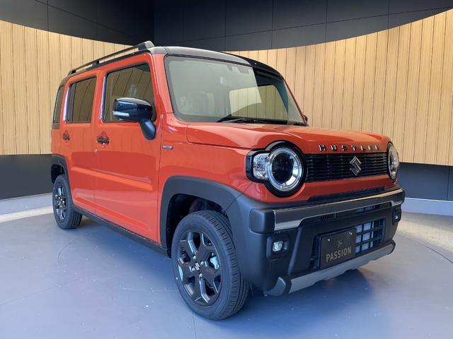 ハスラー タフワイルド　届出済未使用車　衝突被害軽減ブレーキ　コーナーセンサー　スマートキー　アダクティブクルーズコントロール　シートヒーター　アイドリングストップ　ＬＥＤヘッドライト　アルミホイール　ルーフレール（6枚目）