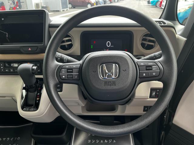 Ｎ－ＢＯＸ ベースグレード　届出済未使用車　片側電動スライドドア　衝突被害軽減ブレーキ　コーナーセンサー　アダクティブクルーズコントロール　アイドリングストップ　スマートキー　ＬＥＤヘッドライト　チップアップシート　バックカメラ（14枚目）