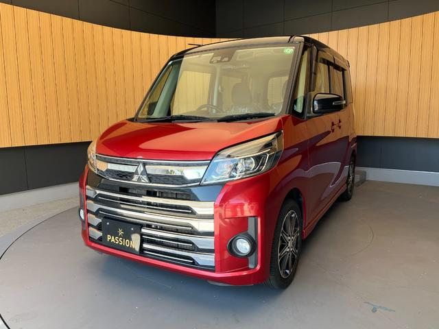 ｅＫスペースカスタム カスタムＴ　セーフティパッケージ　車検２年　両側電動スライドドア　衝突被害軽減ブレーキ　スマートキー　アイドリングストップ　アルミホイール　ＣＤオーディオ　ＥＴＣ　ドライブレコーダー　電動格納ドアミラー　ベンチシート（5枚目）