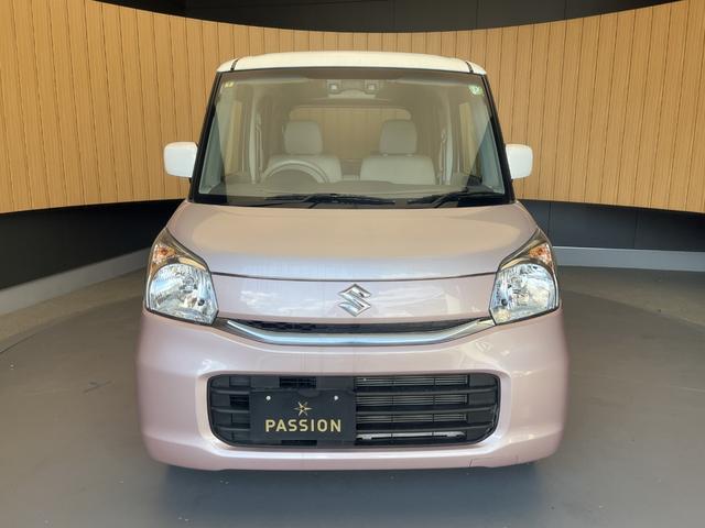 スペーシア Ｘ　車検２年　片側電動スライドドア　衝突被害軽減ブレーキ　スマートキー　シートヒーター　電動格納ドアミラー　アイドリングストップ　スズキ純正ナビ　セキュリティアラーム　横滑り防止機能　オートエアコン（6枚目）