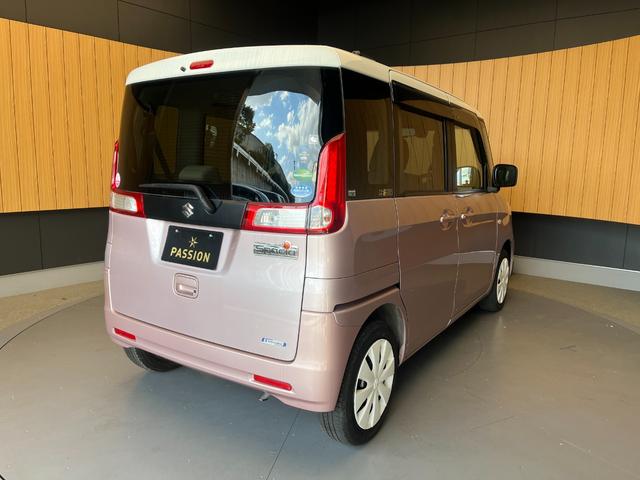 スペーシア Ｘ　車検２年　片側電動スライドドア　衝突被害軽減ブレーキ　スマートキー　シートヒーター　電動格納ドアミラー　アイドリングストップ　スズキ純正ナビ　セキュリティアラーム　横滑り防止機能　オートエアコン（8枚目）