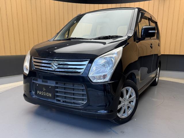 ワゴンＲ ＦＸリミテッド　車検２年　アイドリングストップ　ケンウッドナビ　電動格納ドアミラー　セキュリティアラーム　スマートキー　アルミホイール　ベンチシート　オートエアコン　パワーウインドウ　軽自動車　保証あり（4枚目）