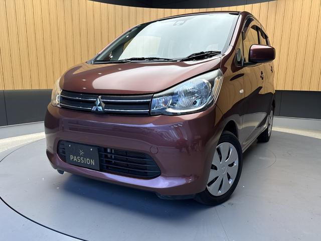 ｅＫワゴン Ｅ　ｅ－アシスト　車検２年　衝突被害軽減ブレーキ　キーレスエントリー　カロッツェリアナビ　電動格納ドアミラー　ベンチシート　横滑り防止機能　オートエアコン　パワーウインドウ　軽自動車　保証あり（4枚目）