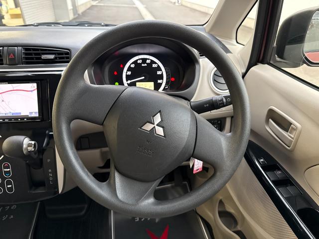 ｅＫワゴン Ｅ　ｅ－アシスト　車検２年　衝突被害軽減ブレーキ　キーレスエントリー　カロッツェリアナビ　電動格納ドアミラー　ベンチシート　横滑り防止機能　オートエアコン　パワーウインドウ　軽自動車　保証あり（14枚目）