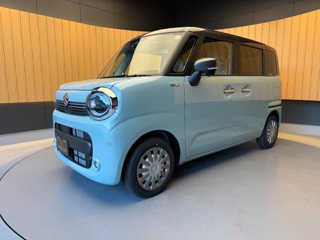 ワゴンＲスマイル ハイブリッドＸ　届出済未使用車　両側電動スライドドア　衝突被害軽減ブレーキ　コーナーセンサー　スマートキー　アダクティブクルーズコントロール　アイドリングストップ　ベンチシート　ＬＥＤヘッドライト　オートエアコン（5枚目）