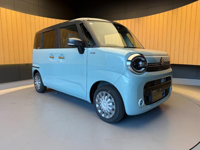 ワゴンＲスマイル ハイブリッドＸ　届出済未使用車　両側電動スライドドア　衝突被害軽減ブレーキ　コーナーセンサー　スマートキー　アダクティブクルーズコントロール　アイドリングストップ　ベンチシート　ＬＥＤヘッドライト　オートエアコン（7枚目）