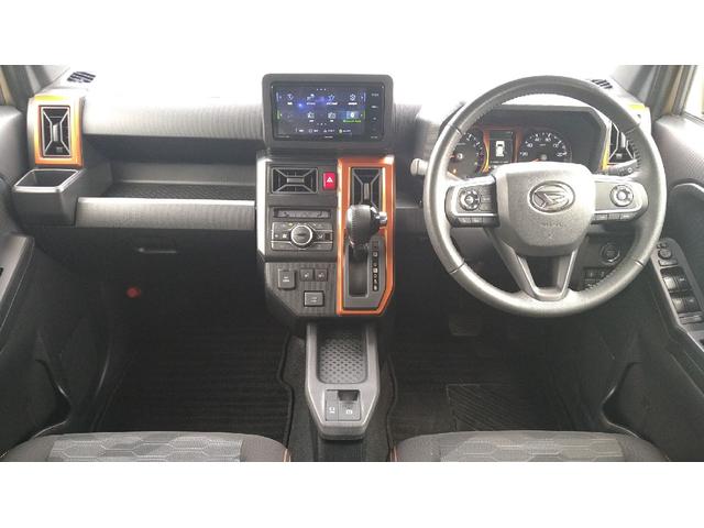 タフト Gターボ 社外ナビ フルセグTV Bカメラ ETC ガラスルーフ スマートキー シートヒーター スマートアシストIII 電動パーキングブレーキ クリアランスソナー LEDヘッドライト&フォグライト 純正15AW(3枚目)