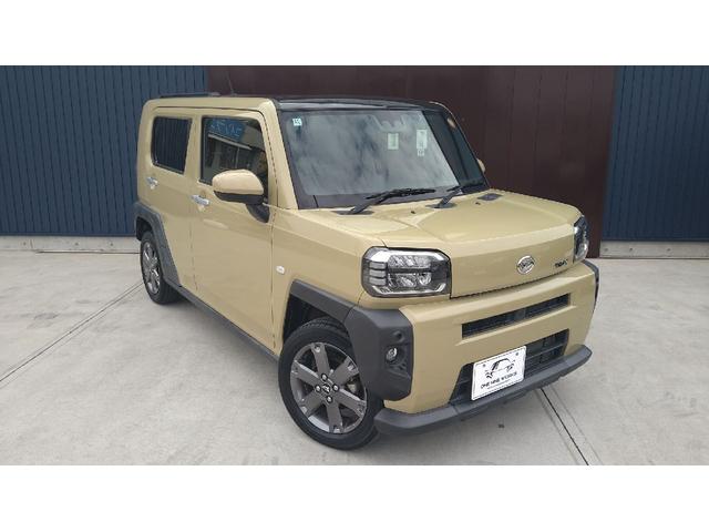 タフト Gターボ 社外ナビ フルセグTV Bカメラ ETC ガラスルーフ スマートキー シートヒーター スマートアシストIII 電動パーキングブレーキ クリアランスソナー LEDヘッドライト&フォグライト 純正15AW(6枚目)