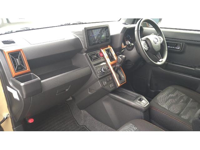 タフト Gターボ 社外ナビ フルセグTV Bカメラ ETC ガラスルーフ スマートキー シートヒーター スマートアシストIII 電動パーキングブレーキ クリアランスソナー LEDヘッドライト&フォグライト 純正15AW(20枚目)