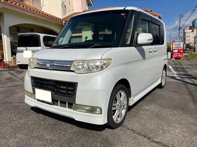 タント カスタムＲＳ　禁煙車！ナビＴＶ　スマートキー　電動スライドドア　アームレスト　オートＡＣ　盗難防止システム　衝突安全ボディ　車検２０２６年３月（2枚目）