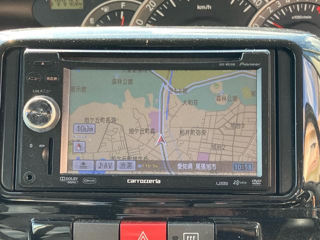 タント カスタムＲＳ　禁煙車！ナビＴＶ　スマートキー　電動スライドドア　アームレスト　オートＡＣ　盗難防止システム　衝突安全ボディ　車検２０２６年３月（14枚目）