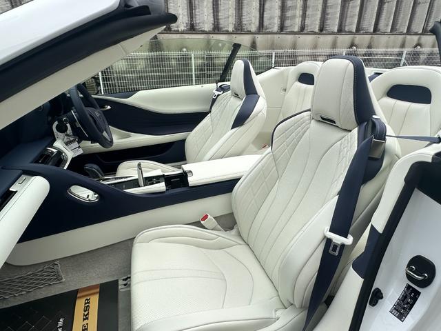LC LC500 コンバーチブル 法人1オーナー/ガレージ保管/禁煙車/TRD21インチAW/マリーンブルートップ/セミアニリン本革(ブルー&ホワイト/マークレビンソン/HUD/取説/保証書/記録簿/スペアキー/LEXUS店舗車検受済(41枚目)