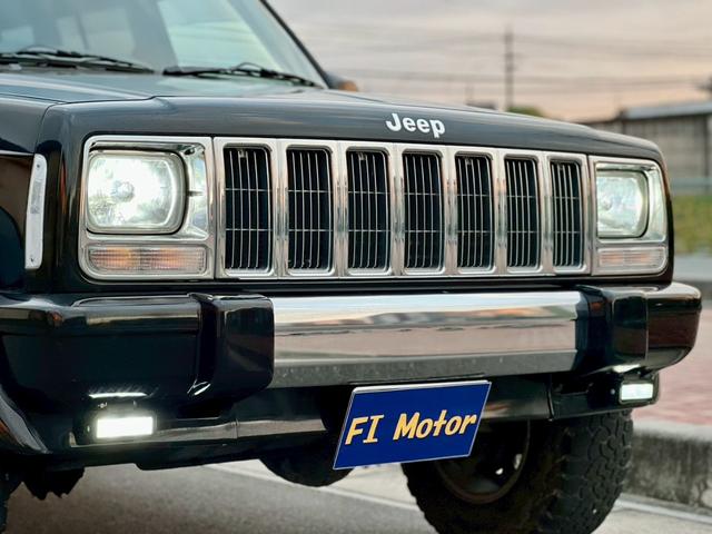 ジープ・チェロキー リミテッド 後期型! 社外足回り リフトUP ミッキートンプソン15アルミAW マッドタイヤ  社外オバフェン メッキバンパー 黒革電動シート シートヒーター LEDヘッド&フォグ 社外オーディオ BT ETC(32枚目)