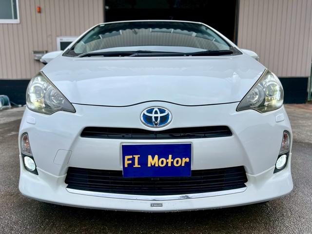 アクア G モデリスタフルエアロ モデリスタマフラー モデリスタダウンサス ワーク17インチAW 中期型テールランプ カロッツェリアナビ 地デジTV Bluetooth ETC LEDライト オートライト(5枚目)