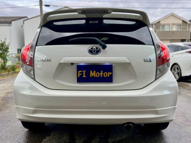 アクア G モデリスタフルエアロ モデリスタマフラー モデリスタダウンサス ワーク17インチAW 中期型テールランプ カロッツェリアナビ 地デジTV Bluetooth ETC LEDライト オートライト(6枚目)