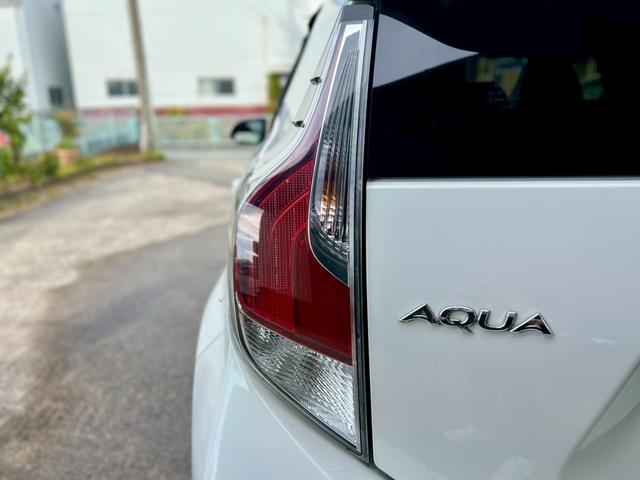 アクア G モデリスタフルエアロ モデリスタマフラー モデリスタダウンサス ワーク17インチAW 中期型テールランプ カロッツェリアナビ 地デジTV Bluetooth ETC LEDライト オートライト(32枚目)