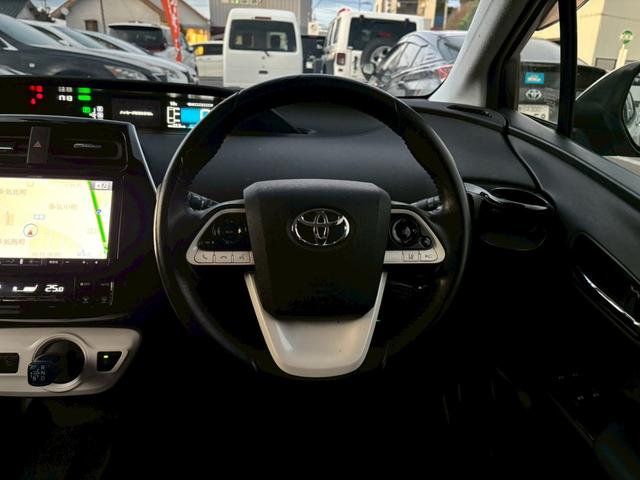 プリウス Sセーフティプラス 禁煙車 モデリスタエアロ アルパイン9型ナビ バックカメラ Bluetooth ドライブレコーダー レーダークルーズコントロール クリアランスソナー パークアシスト HDMIポート ETC 純正アルミ(32枚目)
