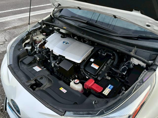 プリウス Sセーフティプラス 禁煙車 モデリスタエアロ アルパイン9型ナビ バックカメラ Bluetooth ドライブレコーダー レーダークルーズコントロール クリアランスソナー パークアシスト HDMIポート ETC 純正アルミ(74枚目)
