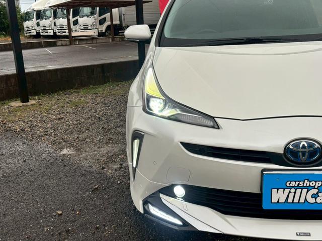 プリウス Ｓ　禁煙車　黒革シート　モデリスタフルエアロ　モデリスタ１７インチＡＷ　純正９型ナビ　バックカメラ　Ｂｌｕｅｔｏｏｔｈ　レーダークルーズコントロール　ＥＴＣ　ドライブレコーダー　ＡＣ１００Ｖ　フォグライト（18枚目）