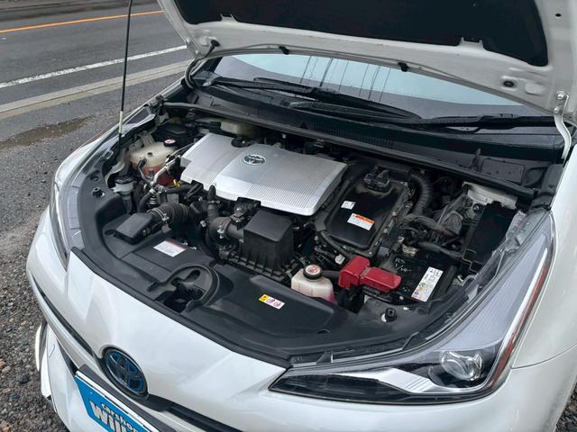 プリウス Ｓ　禁煙車　黒革シート　モデリスタフルエアロ　モデリスタ１７インチＡＷ　純正９型ナビ　バックカメラ　Ｂｌｕｅｔｏｏｔｈ　レーダークルーズコントロール　ＥＴＣ　ドライブレコーダー　ＡＣ１００Ｖ　フォグライト（75枚目）