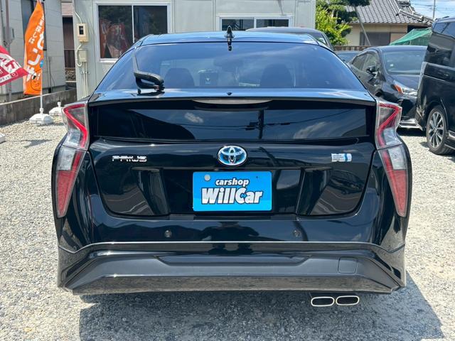 プリウス Ａツーリングセレクション　禁煙　黒革シート　モデリスタフルエアロ　モデリスタ１７インチＡＷ　モデリスマフラー　純正９型ナビ　バックカメラ　Ｂｌｕｅｔｏｏｔｈ　ブラインドスポットモニター　ＥＴＣ　フォグライト　ＬＥＤヘッドライト（14枚目）