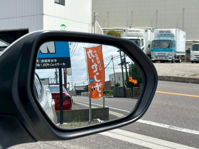 プリウス Ａツーリングセレクション　禁煙車　黒革　モデリスタエアロ　アルパイン９型ナビ　Ｂｌｕｅｔｏｏｔｈ機能　バックカメラ　レーダークルーズコントロール　ブラインドスポットモニター　トヨタセーフティー　ＥＴＣ　純正ツーリングアルミ（7枚目）