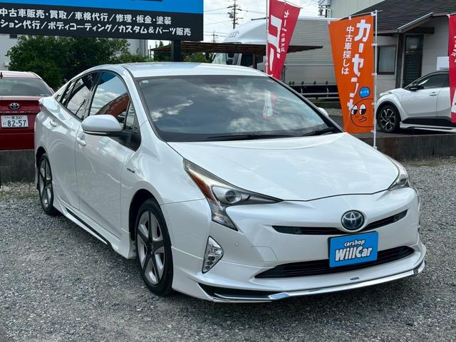 プリウス Ａツーリングセレクション　禁煙車　黒革　モデリスタエアロ　アルパイン９型ナビ　Ｂｌｕｅｔｏｏｔｈ機能　バックカメラ　レーダークルーズコントロール　ブラインドスポットモニター　トヨタセーフティー　ＥＴＣ　純正ツーリングアルミ（18枚目）