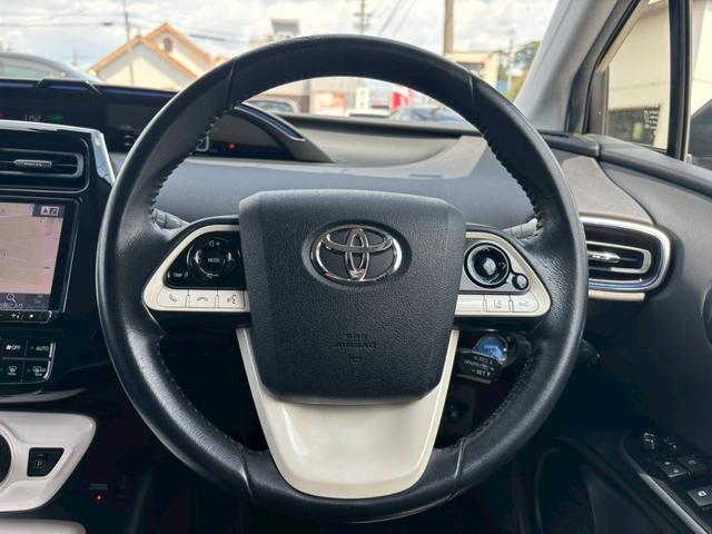 プリウス Ａツーリングセレクション　禁煙車　黒革　モデリスタエアロ　アルパイン９型ナビ　Ｂｌｕｅｔｏｏｔｈ機能　バックカメラ　レーダークルーズコントロール　ブラインドスポットモニター　トヨタセーフティー　ＥＴＣ　純正ツーリングアルミ（34枚目）