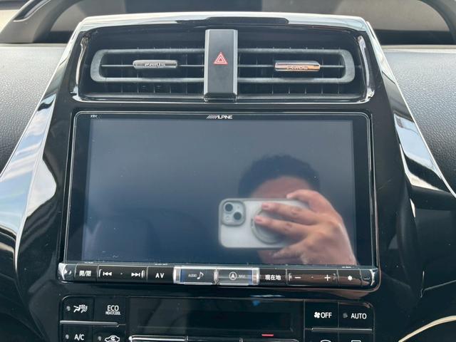 プリウス Ａツーリングセレクション　禁煙車　黒革　モデリスタエアロ　アルパイン９型ナビ　Ｂｌｕｅｔｏｏｔｈ機能　バックカメラ　レーダークルーズコントロール　ブラインドスポットモニター　トヨタセーフティー　ＥＴＣ　純正ツーリングアルミ（48枚目）