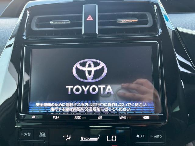 プリウス Ｓツーリングセレクション　禁煙　後期型　黒革　モデリスタフルエアロ　純正９インチナビ　２本出しマフラー　社外１８インチＡＷ　バックカメラ　Ｂｌｕｅｔｏｏｔｈ　ＡＣ１００Ｖ　シートヒーター　レーダークルーズコントロール　ＥＴＣ（4枚目）