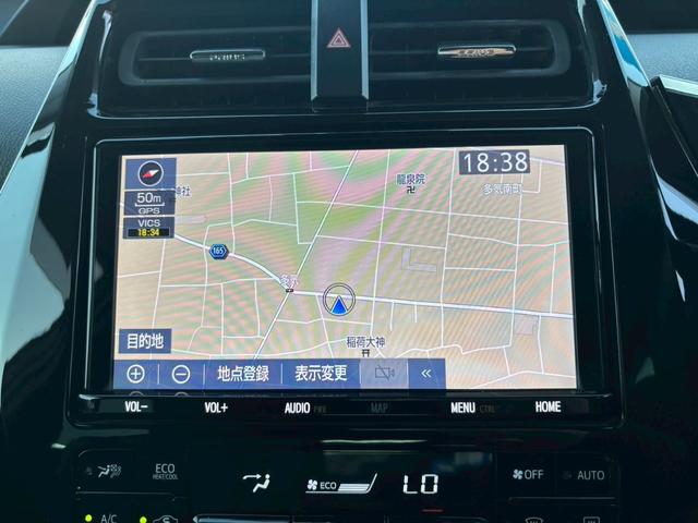 プリウス Ｓツーリングセレクション　禁煙　後期型　黒革　モデリスタフルエアロ　純正９インチナビ　２本出しマフラー　社外１８インチＡＷ　バックカメラ　Ｂｌｕｅｔｏｏｔｈ　ＡＣ１００Ｖ　シートヒーター　レーダークルーズコントロール　ＥＴＣ（49枚目）