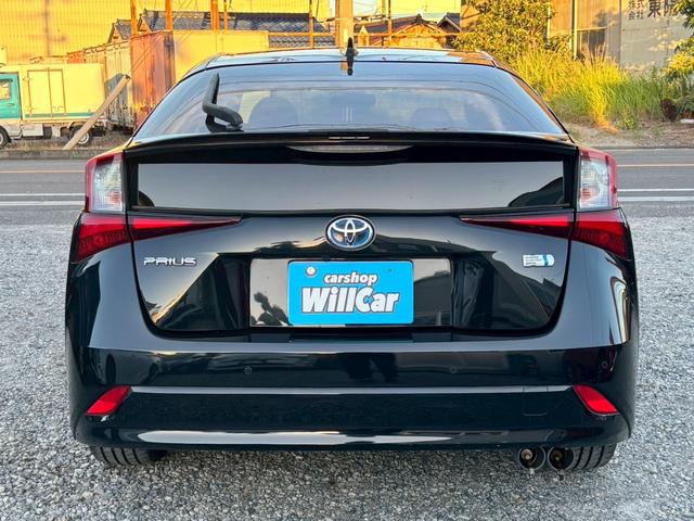 プリウス Ｓツーリングセレクション　禁煙　後期型　黒革　モデリスタフルエアロ　純正９インチナビ　２本出しマフラー　社外１８インチＡＷ　バックカメラ　Ｂｌｕｅｔｏｏｔｈ　ＡＣ１００Ｖ　シートヒーター　レーダークルーズコントロール　ＥＴＣ（74枚目）