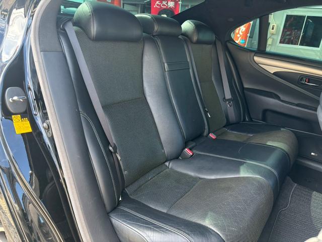 LS LS460 Fスポーツ 後期型 禁煙 サンルーフ マークレビンソン 三眼ヘッドライト 黒革シート ブラインドスポットモニター ハンドルヒーター メーカーナビ バックカメラ Bluetooth クルーズコントロール ドラレコ(10枚目)