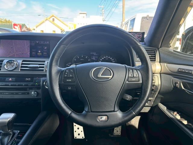 LS LS460 Fスポーツ 後期型 禁煙 サンルーフ マークレビンソン 三眼ヘッドライト 黒革シート ブラインドスポットモニター ハンドルヒーター メーカーナビ バックカメラ Bluetooth クルーズコントロール ドラレコ(34枚目)